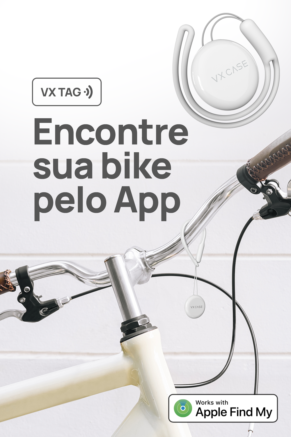 VX Tag - Rastreador Anti-Perda para iPhone com Localização Precisa