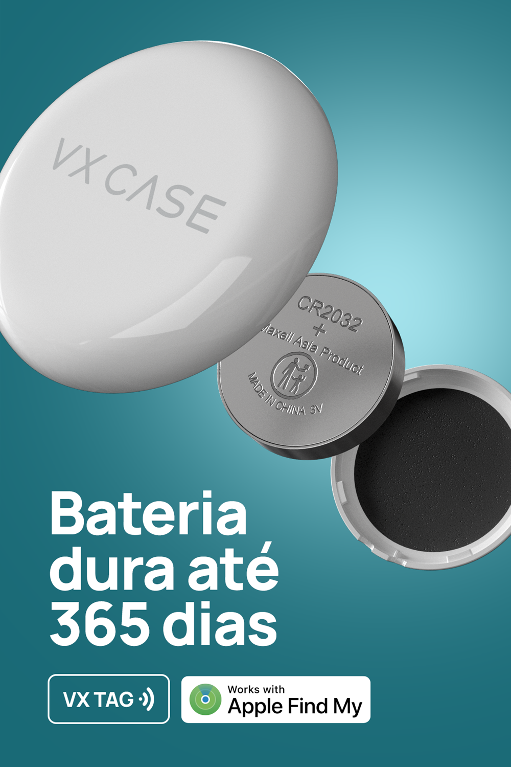 VX Tag - Rastreador Anti-Perda para iPhone com Localização Precisa
