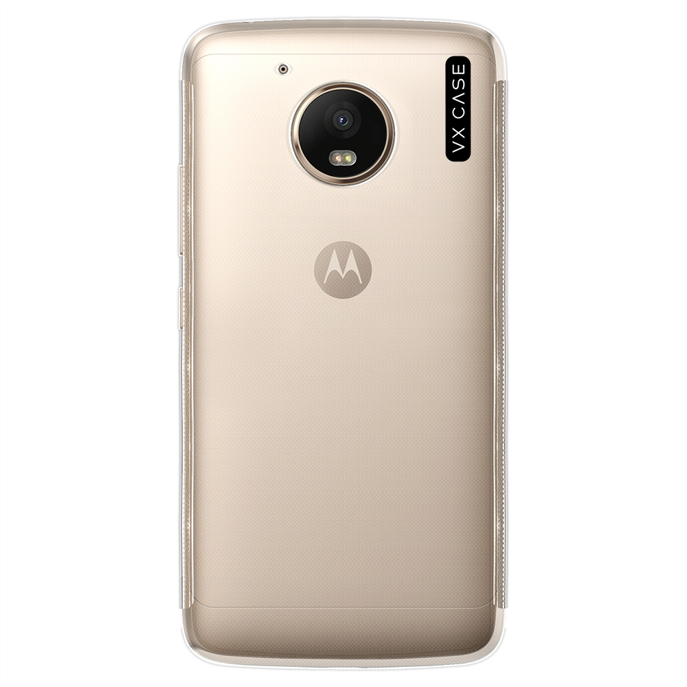 Capa para Moto G5 Plus de Silicone TPU Transparente
