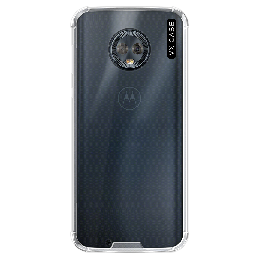 Capa para Moto G6 de Silicone TPU Transparente