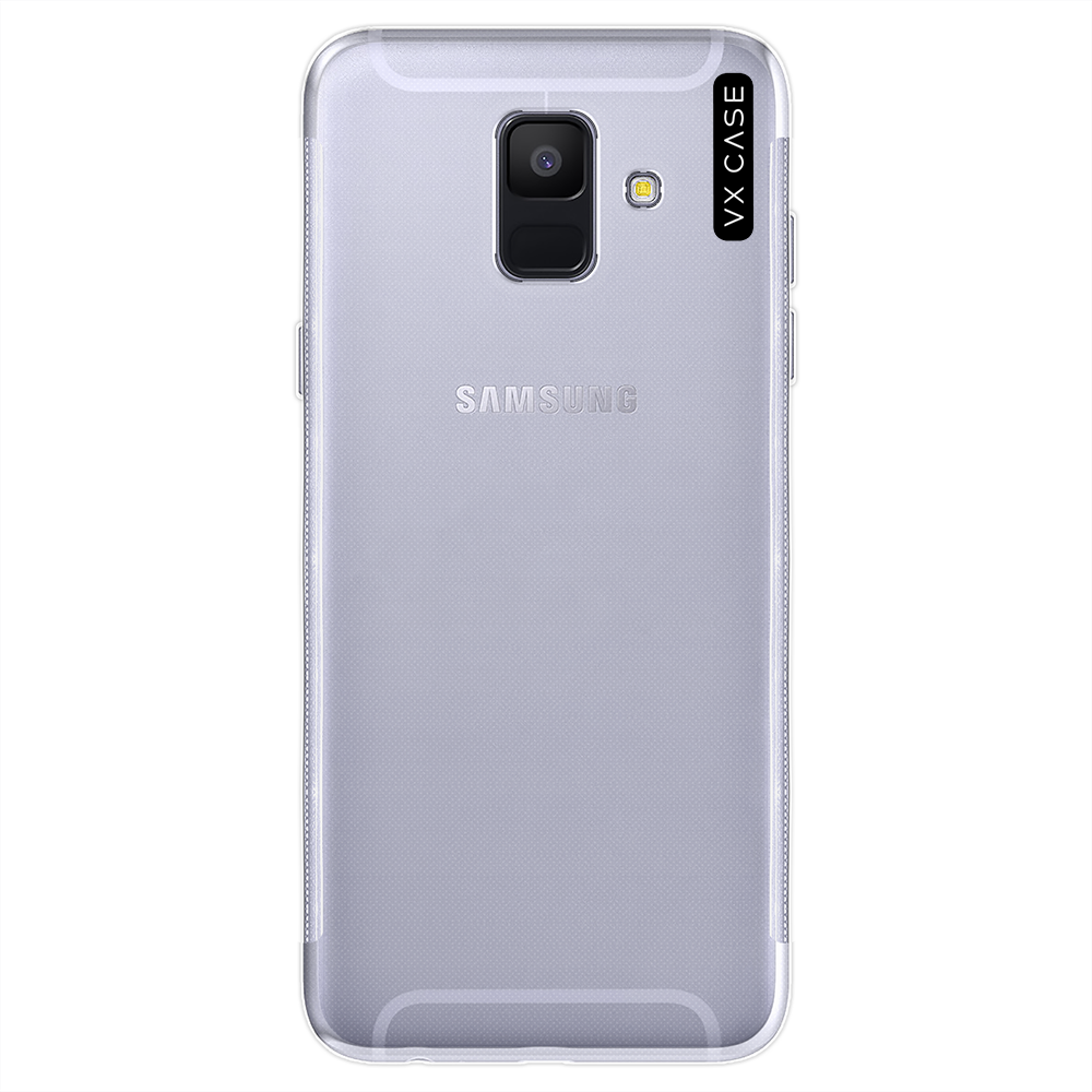Capa para Galaxy A6 (2018) de Silicone TPU Transparente