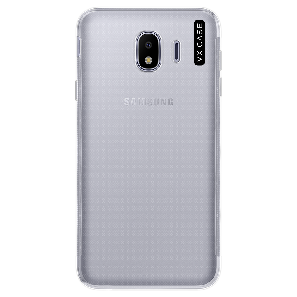 Capa para Galaxy J4 (2018) de Silicone Rígida Transparente