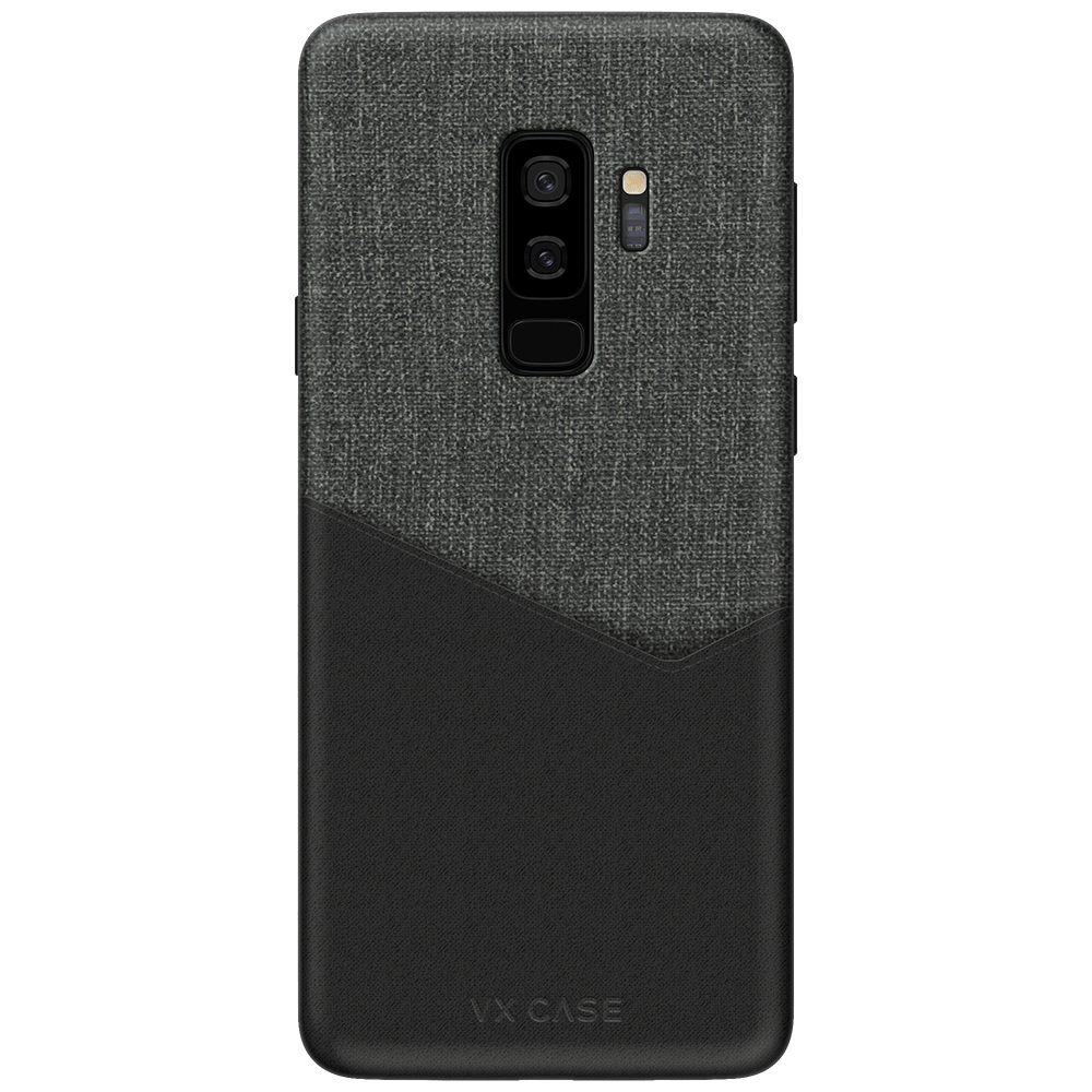 Capa Tailor Wallet para Galaxy S9 Plus - Couro Cinza