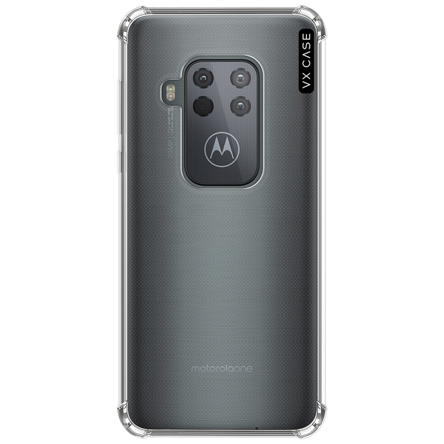 Capa para Moto One Zoom de Silicone TPU Transparente