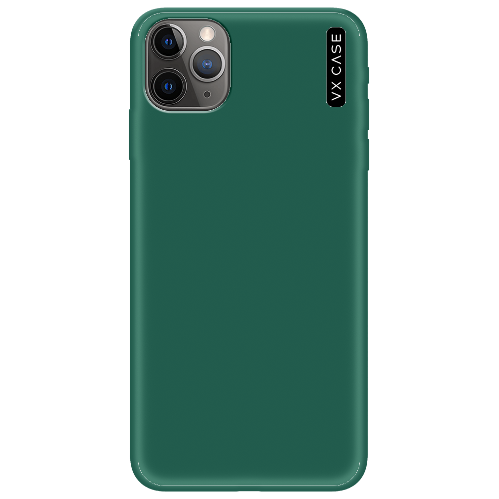 Capa para iPhone 11 Pro de Polímero Verde Meia-noite - VX Case