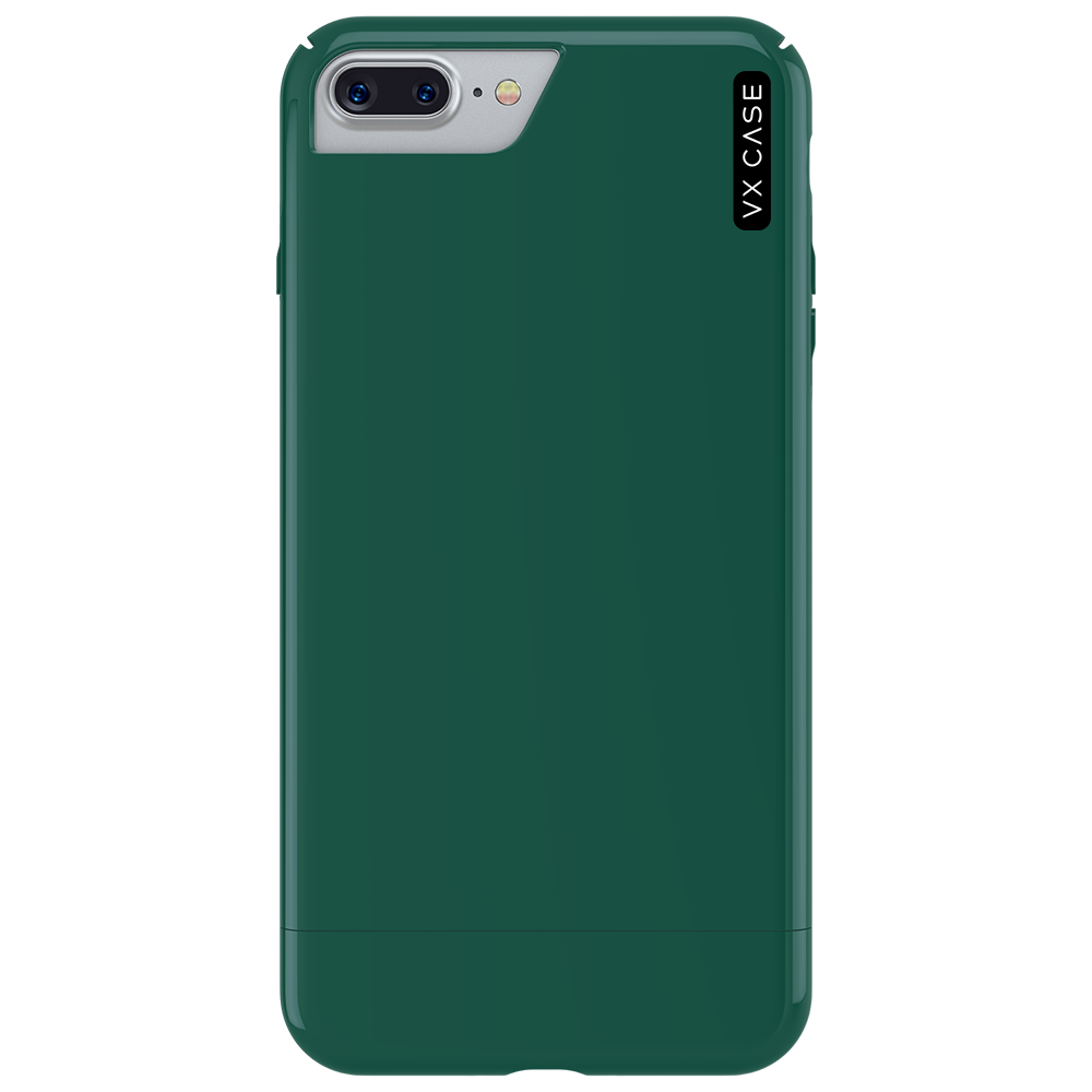 Capa para iPhone 8 Plus de Polímero Verde Meia-noite