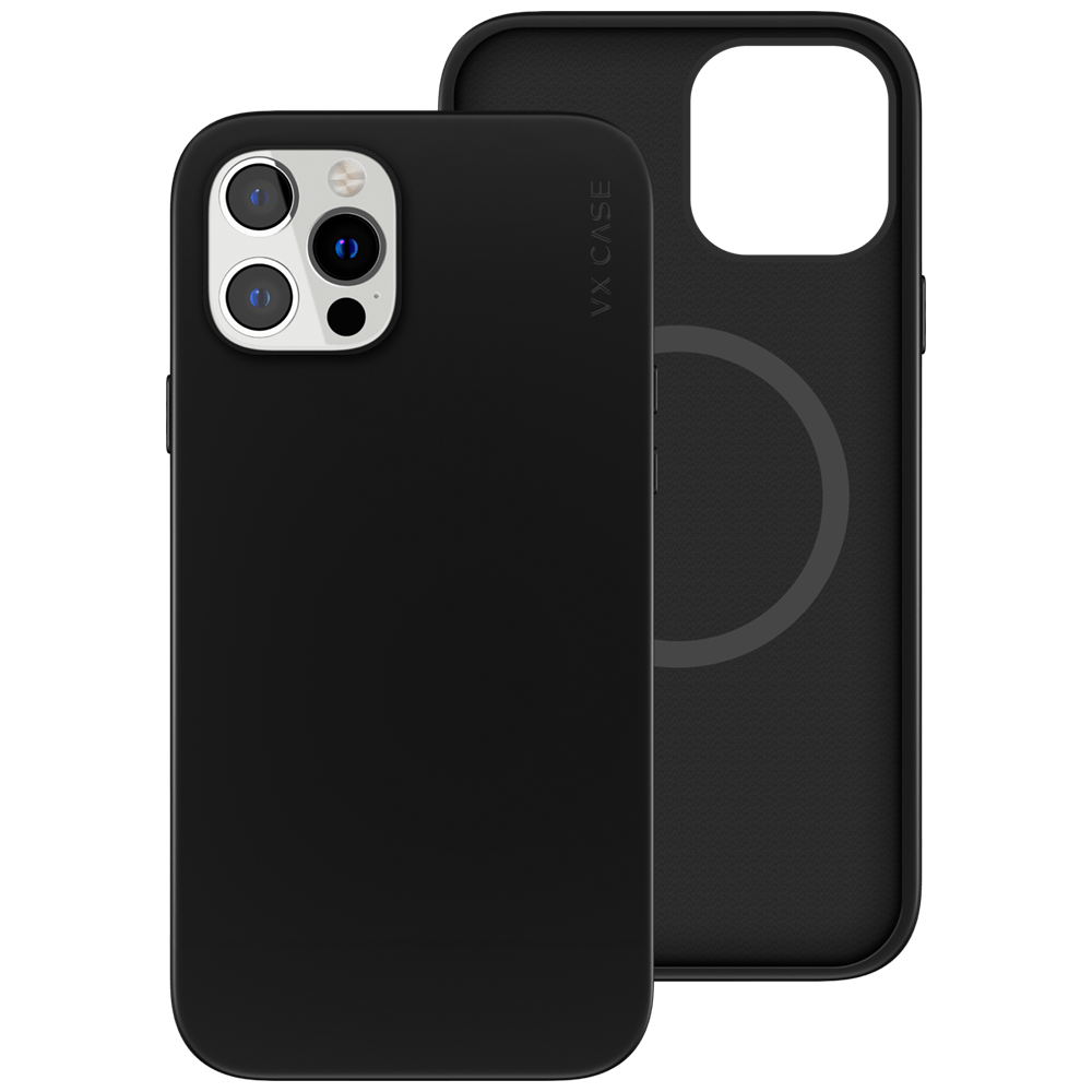 Capinha de Celular Smooth MagSafe Preta VX Case iPhone 12 Pro