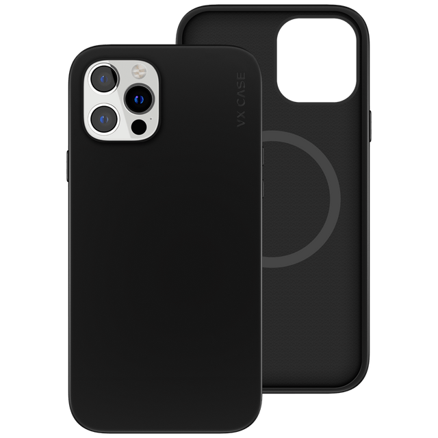 Capinha de Celular Smooth MagSafe Preta VX Case iPhone 12 Pro