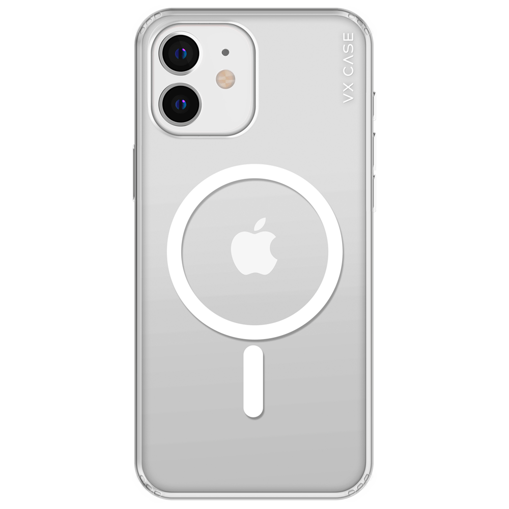Capa Magsafe para iPhone 12 Mini - Silicone Rígida Transparente
