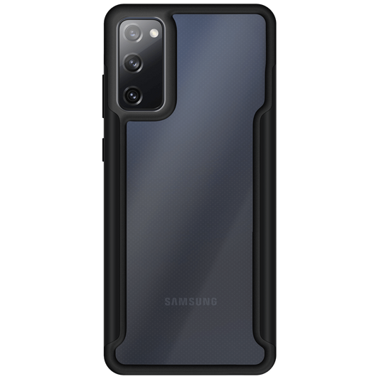 iPhone com capa VX Case Shield Cover, proteção reforçada na cor preta.