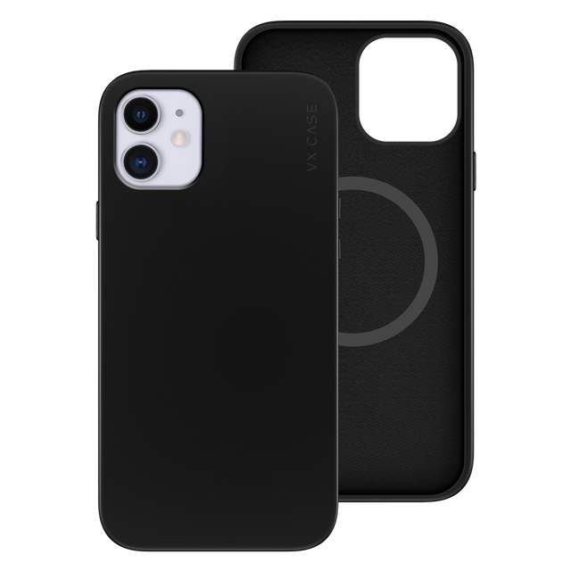 Capa Magsafe para iPhone 11 Preta Fosca - Emborrachada