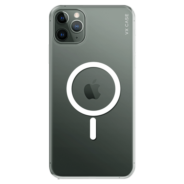 Capa Magsafe para iPhone 11 Pro Max Transparente - Silicone Rígida