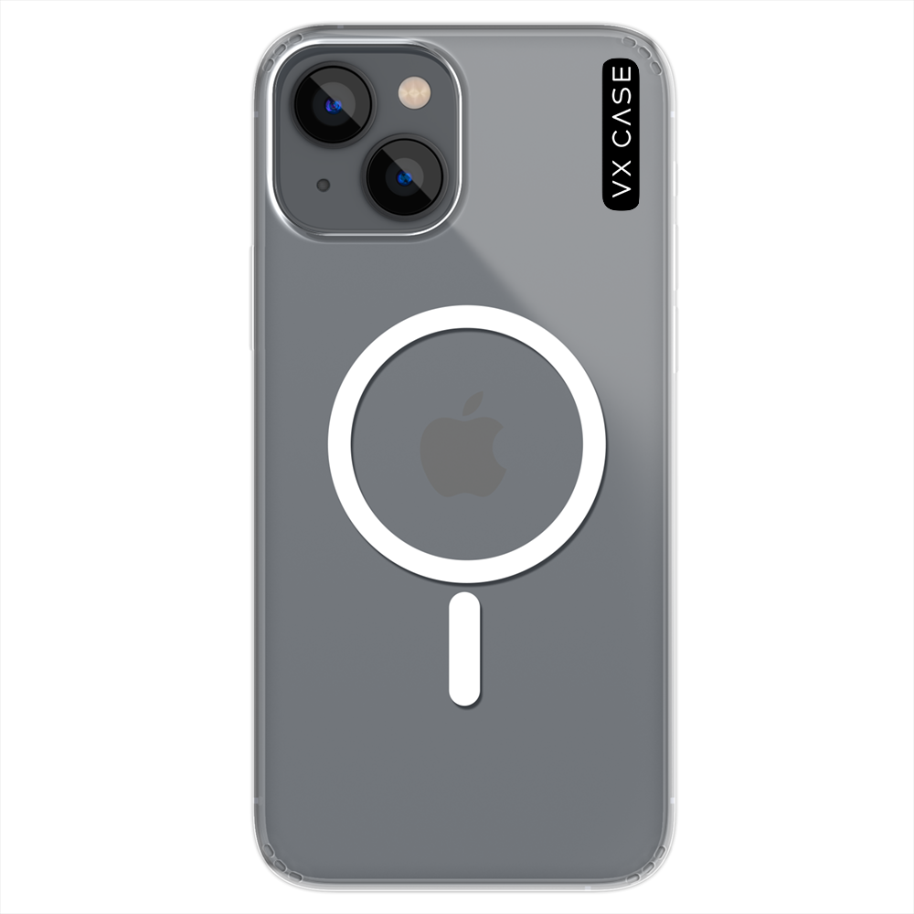 Capa Magsafe para iPhone 14 Transparente - Silicone Rígida