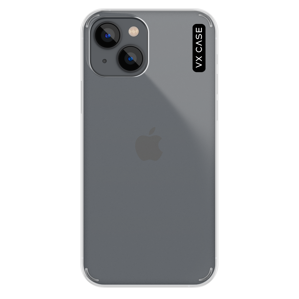 Capa para iPhone 14 - Silicone Rígida Transparente