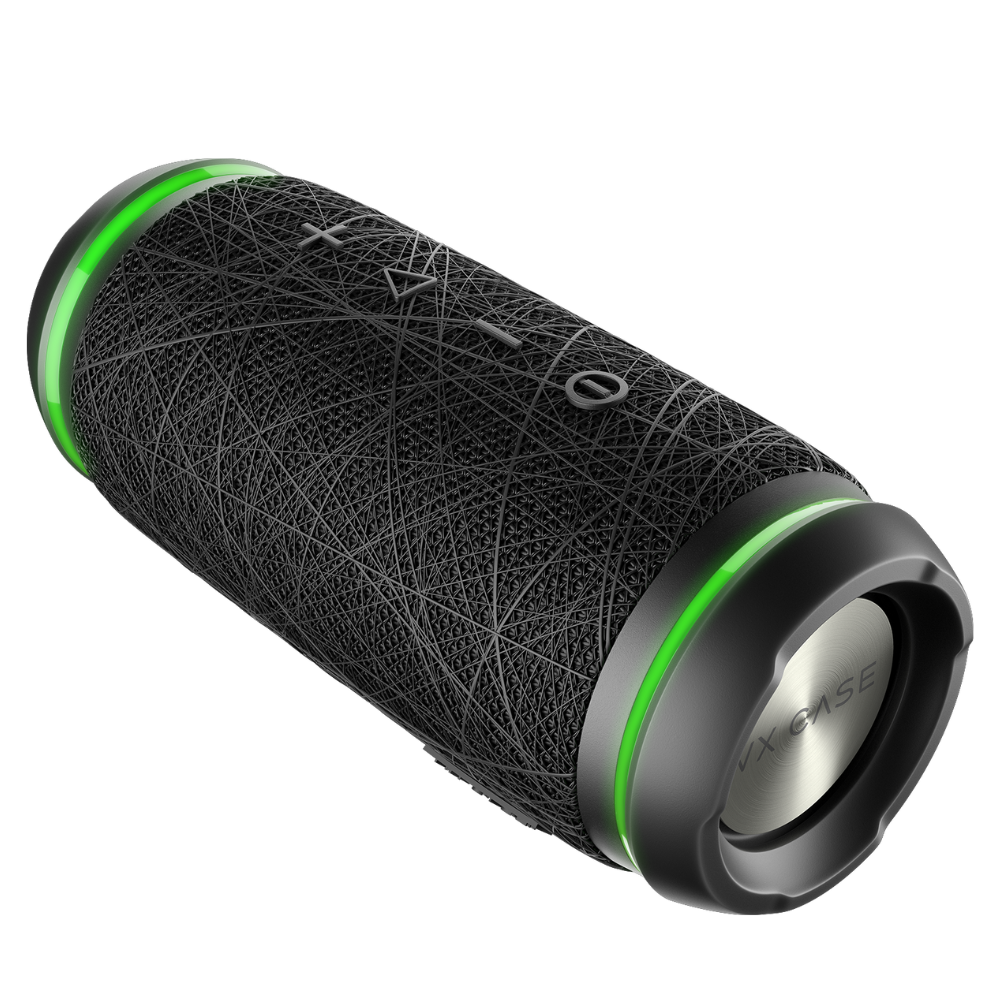 Caixa de Som Bluetooth Hurricane Preta - VX Case - VX Case