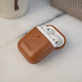 Case em Couro Marrom VX Case para AirPods