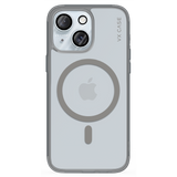 Capa Magsafe para iPhone 15 Cinza - Unique