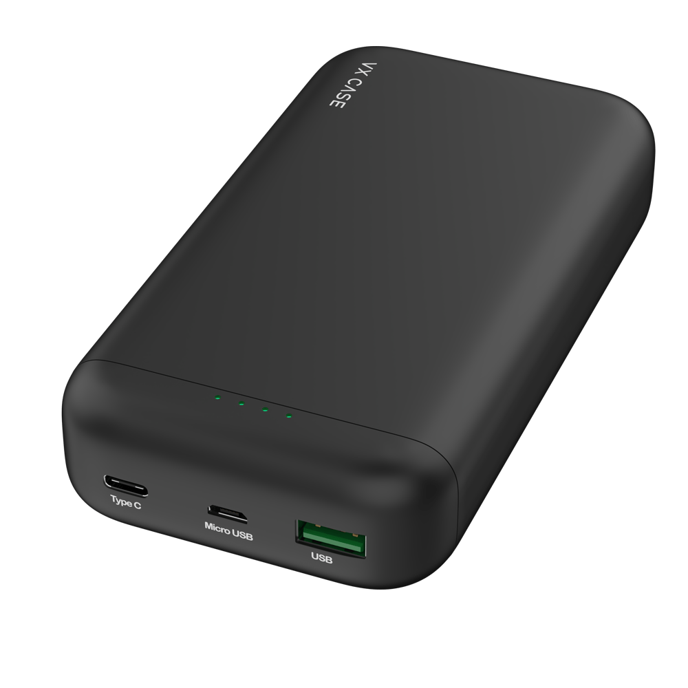 Carregador Portátil Thunderbolt 20.000mAh VX Case Preta - VX Case