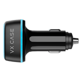 Carregador Veicular com 2 Type-C e uma USB 115W Turbo - VX Case