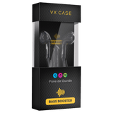 Fones de Ouvido P2 Stereo Super Bass VX Case Preto - VX Case