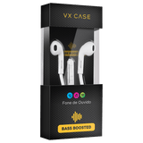 Fones de Ouvido P2 Stereo Super Bass VX Case Branco - VX Case