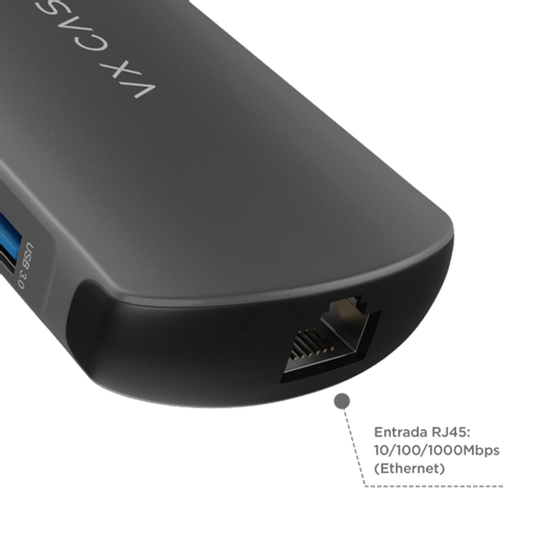 Hub Usb 3.0 e Usb C com 8 portas - VX Case