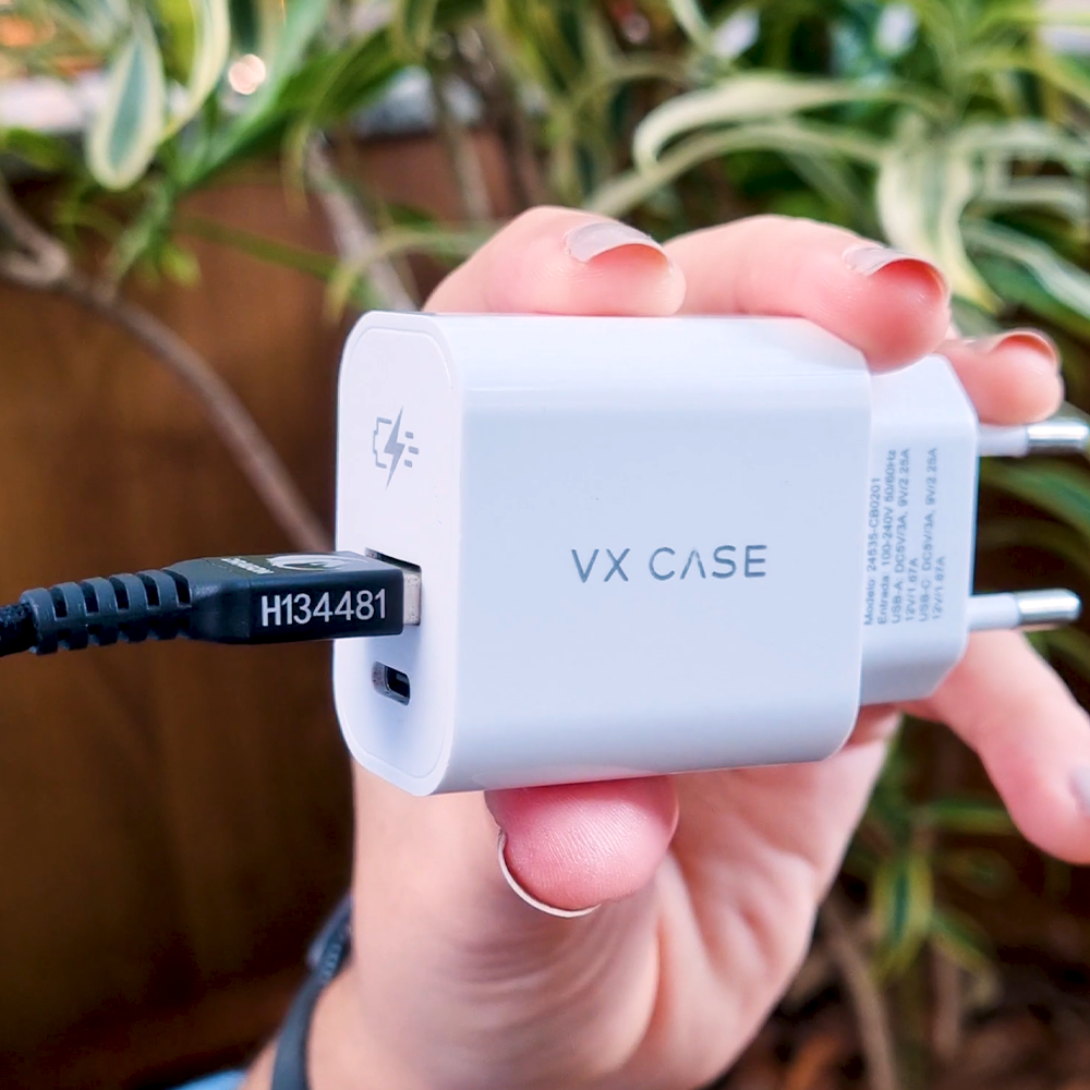 Adaptador de Carga 1 USB 1 Type C VX Case - VX Case